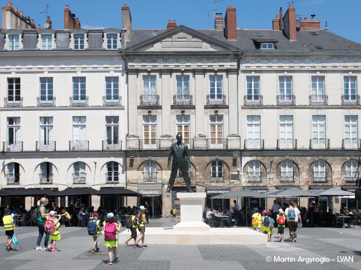Ferienwohnung Pour Une Escapade A Nantes, Face Au Musee D'Arts Exterior foto